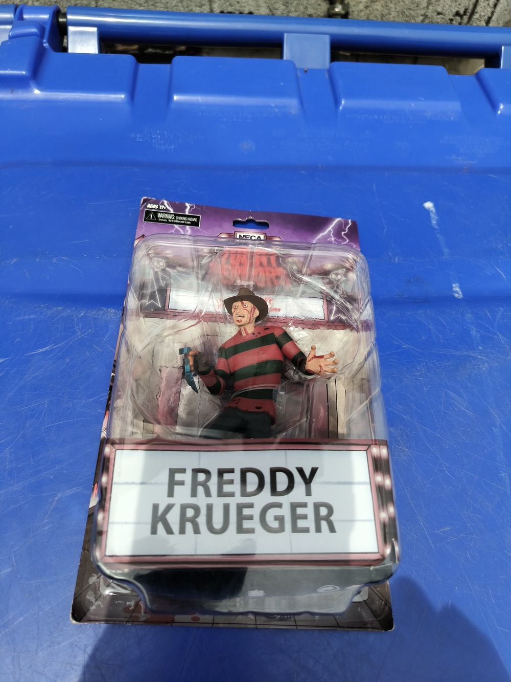 NECA Freddy Krueger Action Figure - Red & Green Striped Sweater